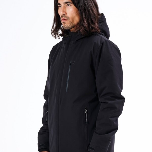 Emerson Jacket with Sherpa Lined Hood 212.EM10.07 K9 BLACK