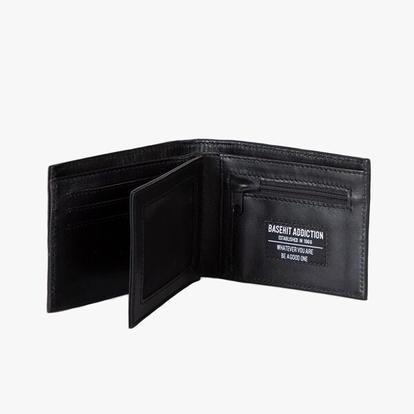 Basehit Leather Wallet 999.BU02.08 BLACK