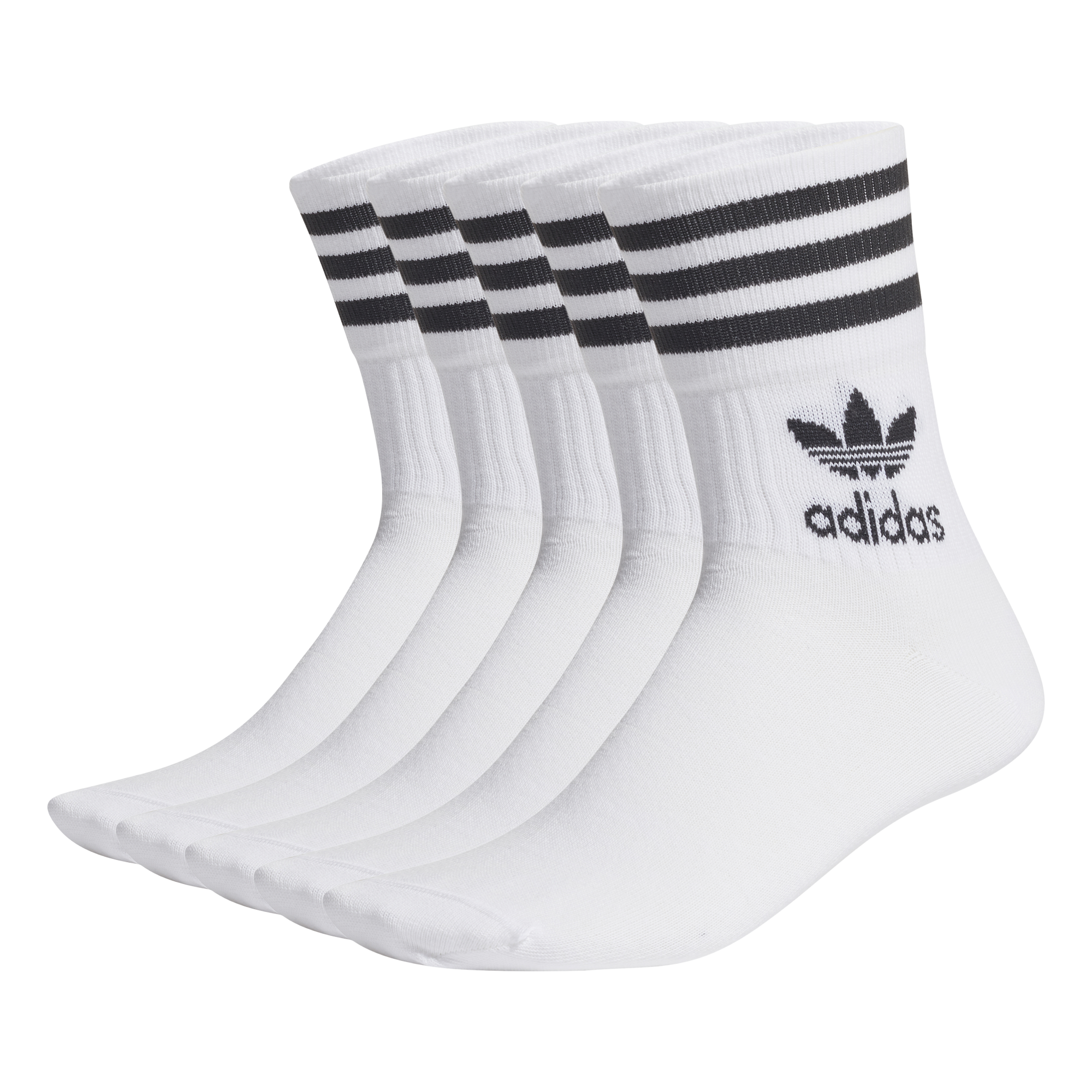 adidas Originals Mid-Cut Crew Socks 5 Pairs H65458