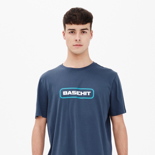 Basehit Ανδρικό T-Shirt Midnight Blue - 221.BM33.06