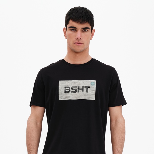 Basehit Ανδρικό T-Shirt BLACK (221.BM33.46)