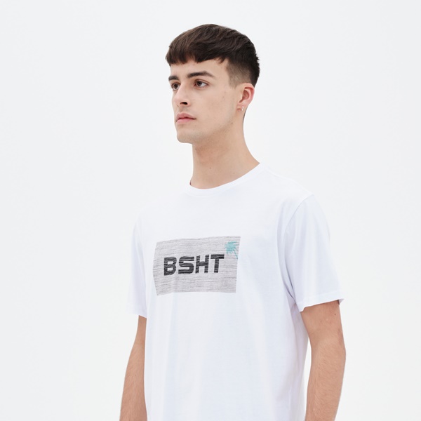 Basehit Ανδρικό T-Shirt WHITE (221.BM33.46)