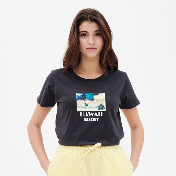 Basehit Γυναικείο T-Shirt OFF BLACK (21.BW33.74)
