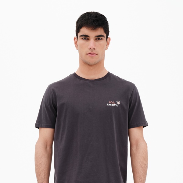 Basehit Ανδρικό T-Shirt OFF BLACK - 221.BM33.10