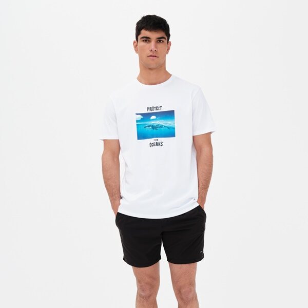 Basehit Ανδρικό T-Shirt WHITE - 221.BM33.44
