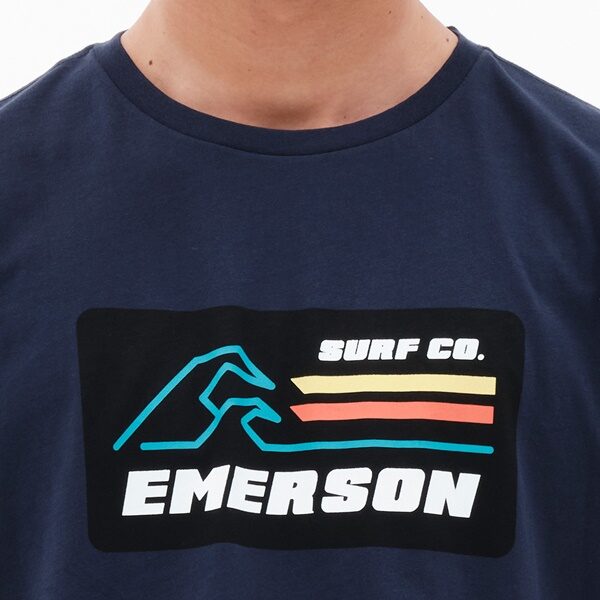 Emerson Ανδρικό T-Shirt Navy Blue - 221.EM33.02
