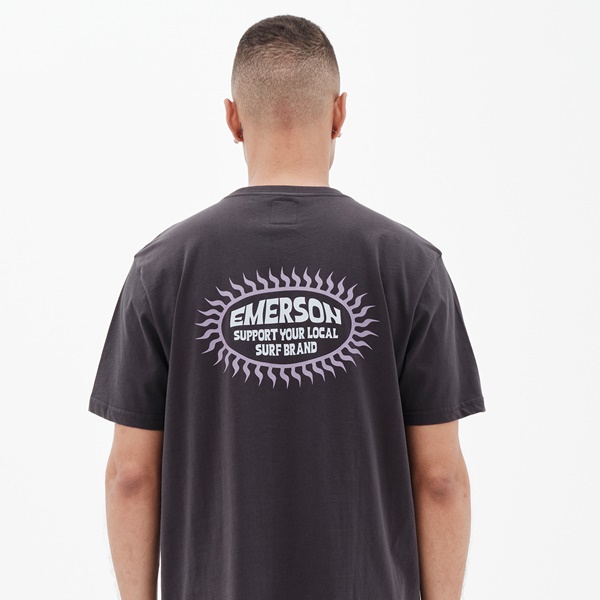 Emerson Ανδρικό T-Shirt OFF BLACK - 221.EM33.13
