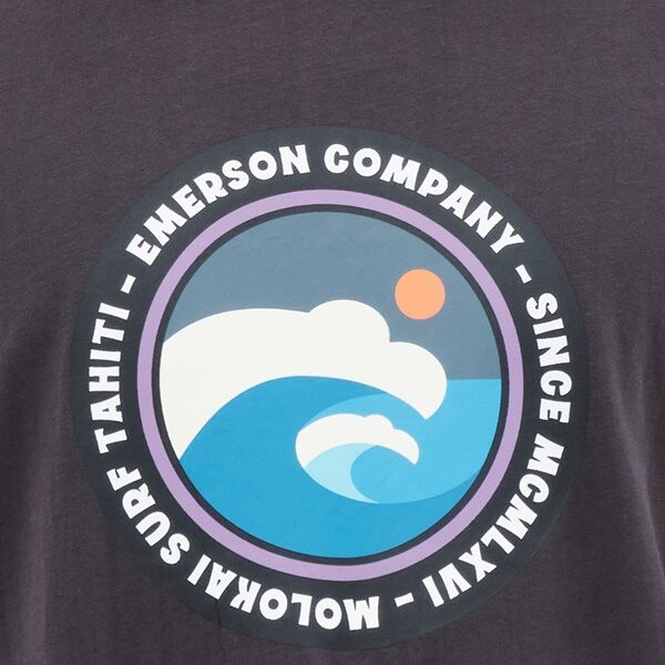 Emerson Ανδρικό T-Shirt OFF BLACK - 221.EM33.35