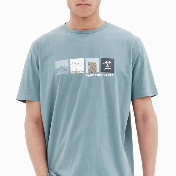 Emerson Ανδρικό T-Shirt DUSTY GREEN - 221.EM33.47