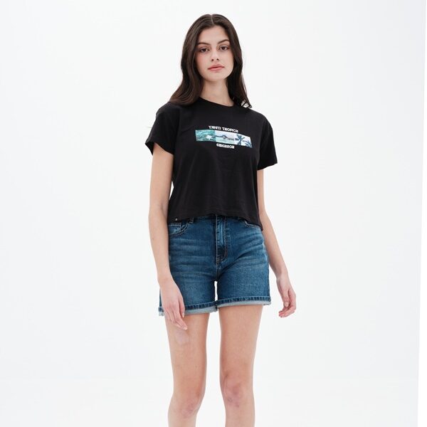 Emerson Γυναικείο T-Shirt BLACK - 221.EW33.75