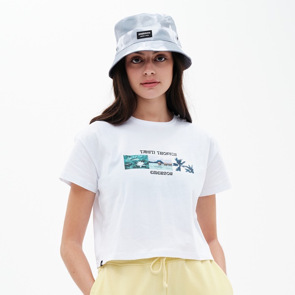 Emerson Γυναικείο T-Shirt WHITE - 221.EW33.75