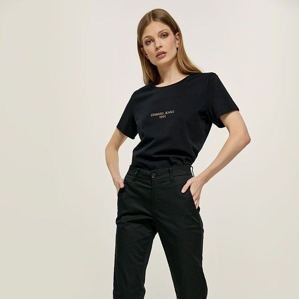 Edward Γυναικείο T-Shirt BLACK WP-N-TOP-S22-009 02