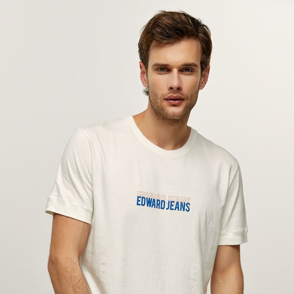 Edward Kian Ανδρικό T-Shirt OFF WHITE