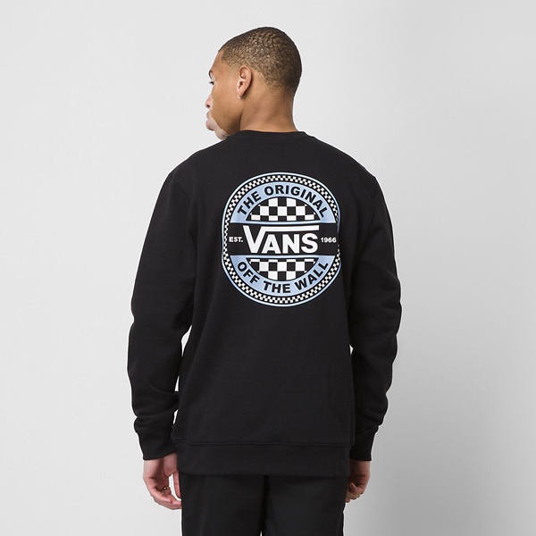 Vans Circle Checker Pullover Crew - VN0A7S8ABLK