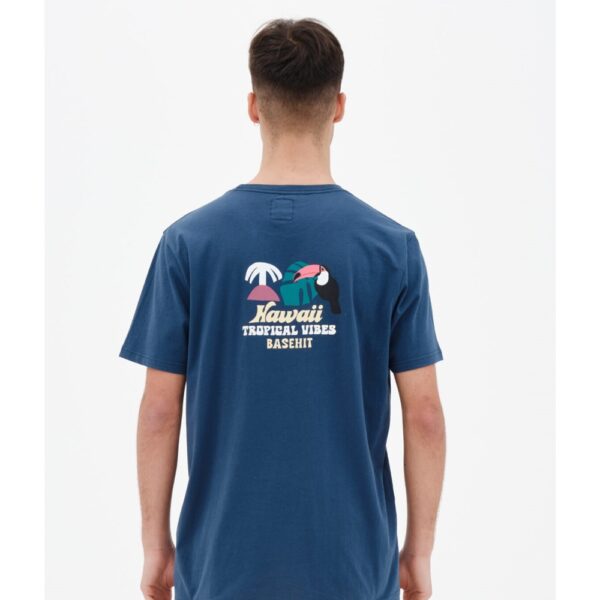 Basehit Ανδρικό T-shirt 221.BM33.30 MIDNIGHT BLUE