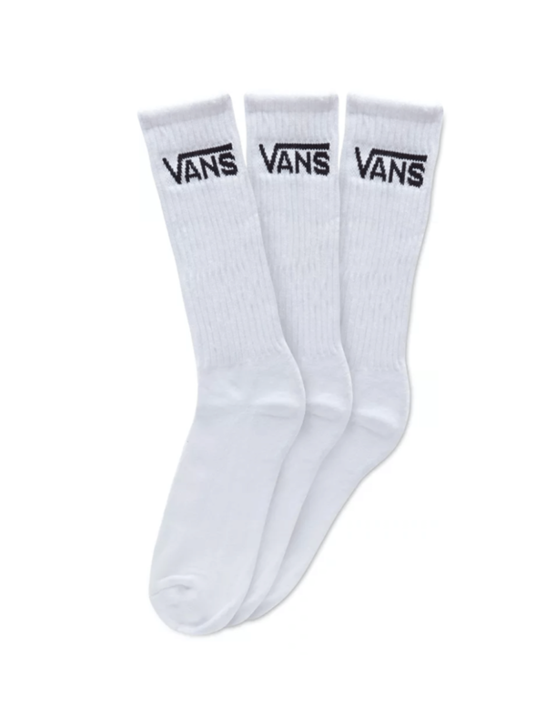 Vans Classic Crew Socks 3 Pair Pack VN000XSSWHT