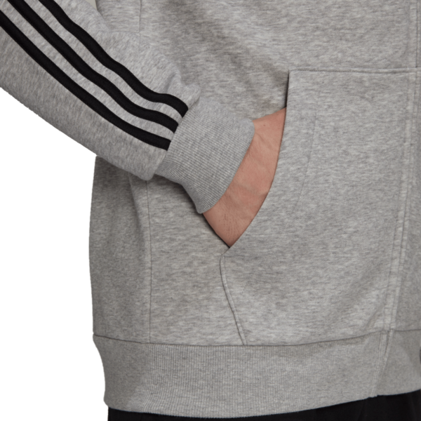 adidas Fleece 3-Stripes Full-Zip Hoodie HB0041